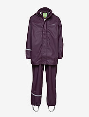 Basci rainwear set, solid - BLACKBERRY WINE