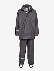 Basci rainwear set, solid - GREY