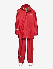 Basci rainwear set, solid - RED