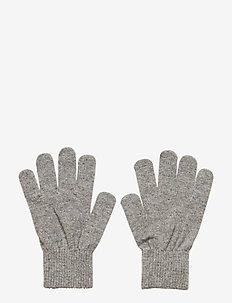 Basic magic finger gloves - mittens - grey