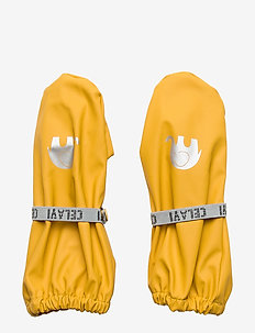 PU-mittens w/o padding - rainwear accessories - mineral yellow