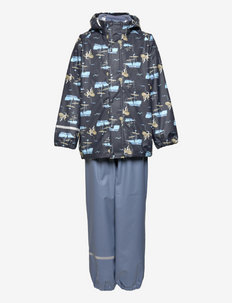 Rainwear Set - AOP - vêtements de pluie doublés - china blue