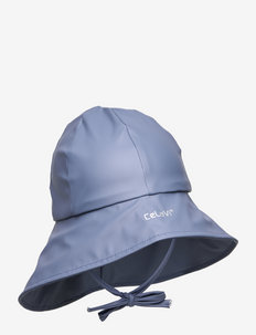 PU Hat - regenhoeden - china blue