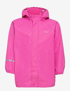 Rainwear jacket -solid - jackets - real pink