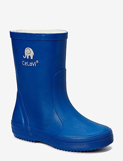 Basic wellies -solid - unlined rubberboots - oceanblue