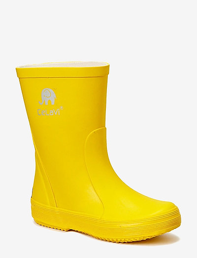 Basic wellies -solid - unlined rubberboots - yellow