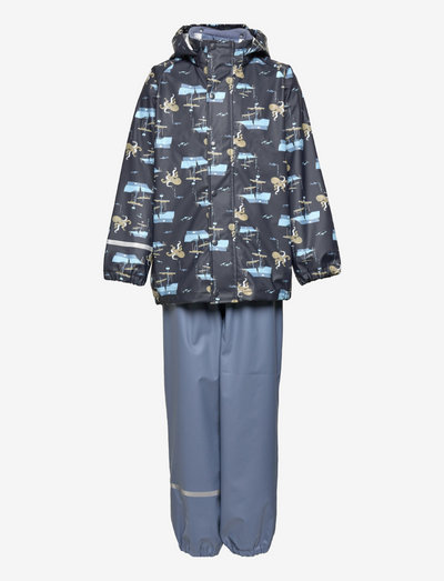 Rainwear Set - AOP - odzież przeciwdeszczowa z podszewką - china blue