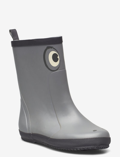 Wellies - Front Print - guminiai batai be pamušalo - frost gray