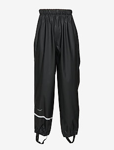 Rainwear pants, solid - BLACK