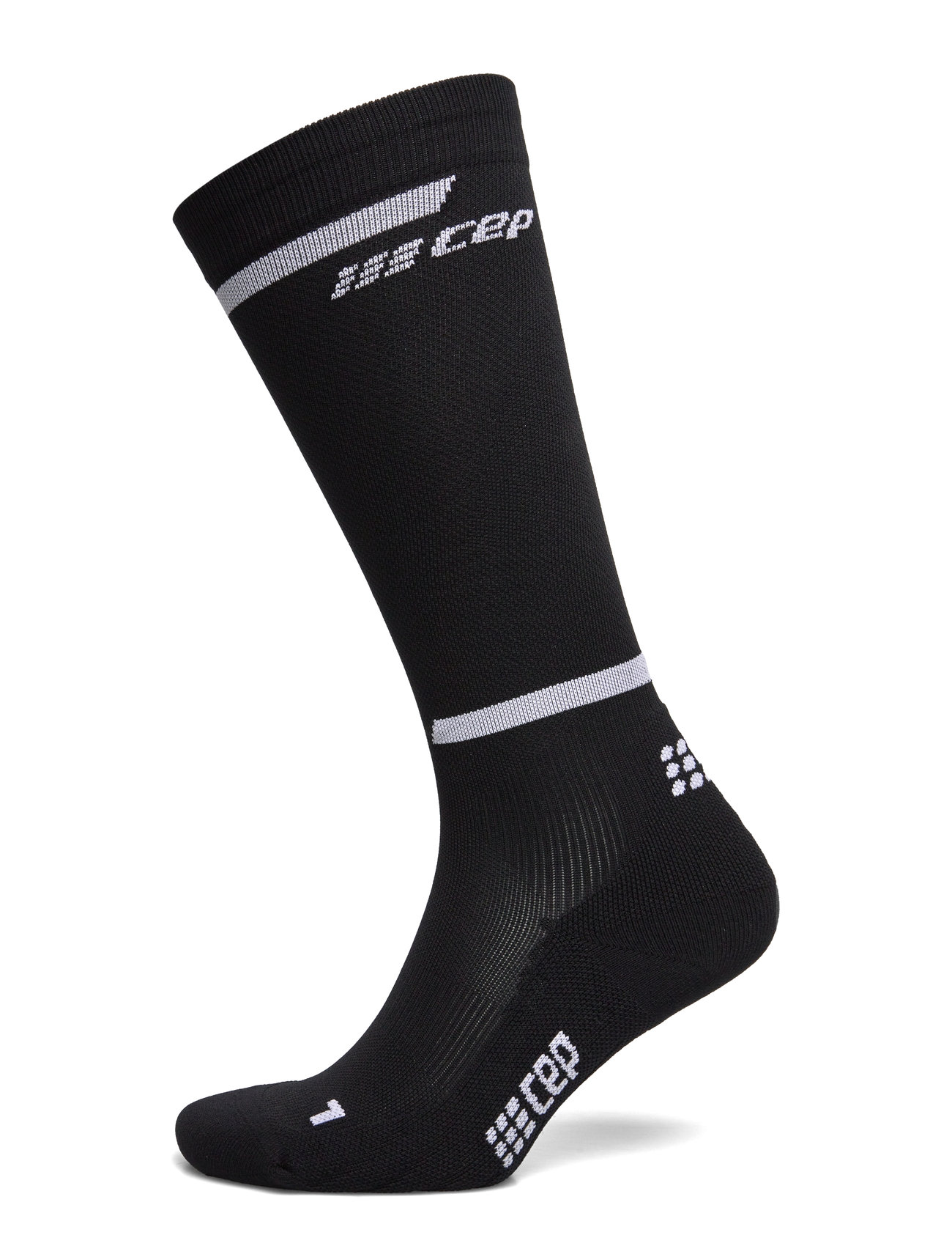 Cep The Run Socks, Tall, V4, Women Black CEP