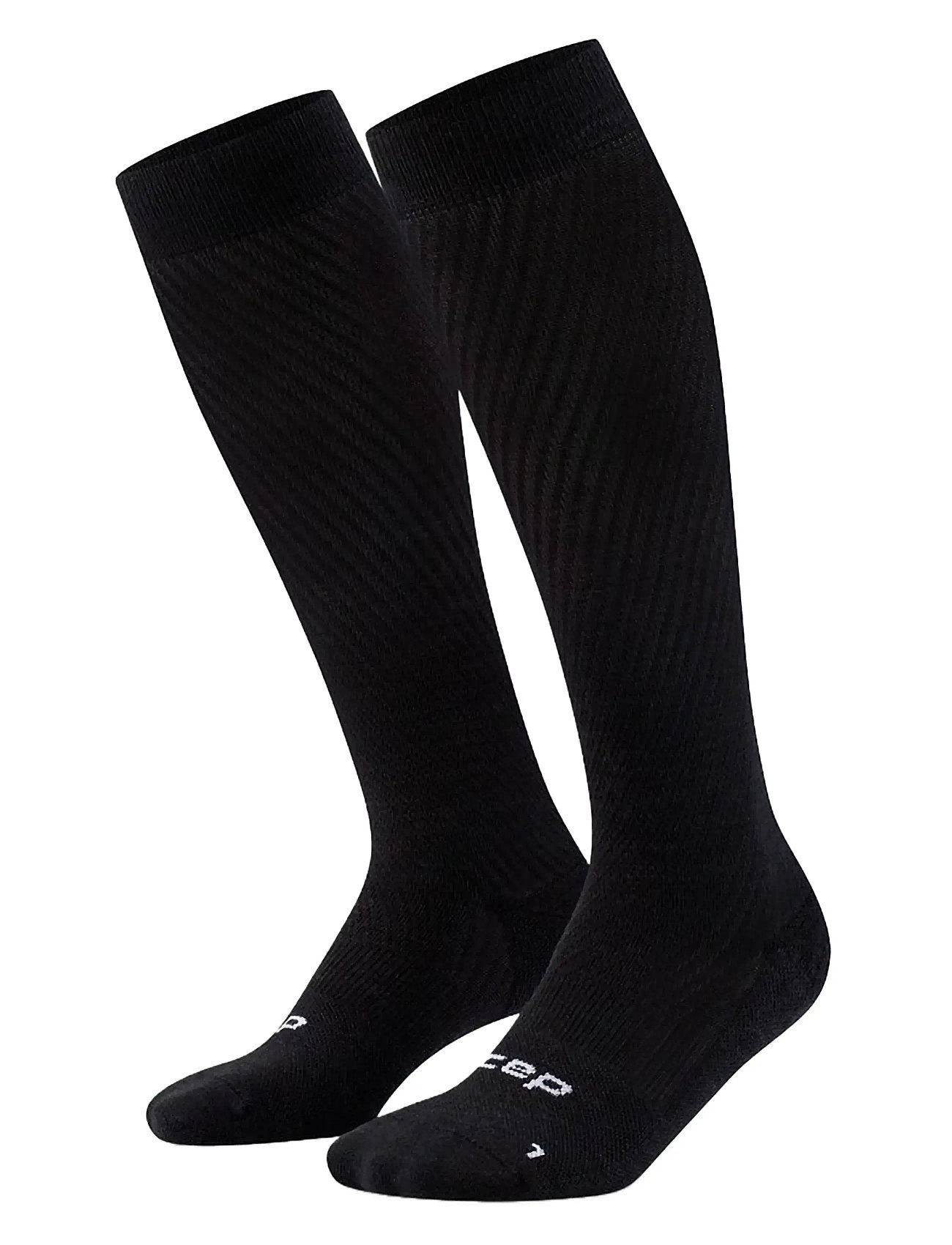 CEP Core Flight Socks, Tall, 2.0, III, Black, Sport Clothing > Sport Socks, Dame