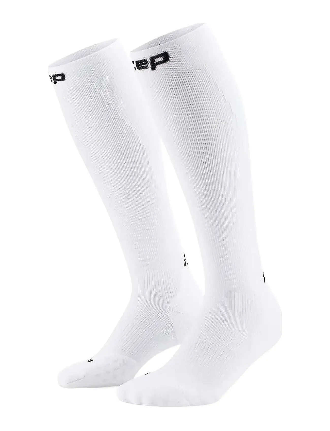 CEP Core Run Socks, Tall, 5.0, V, White, Sport Clothing > Sport Socks, Herre