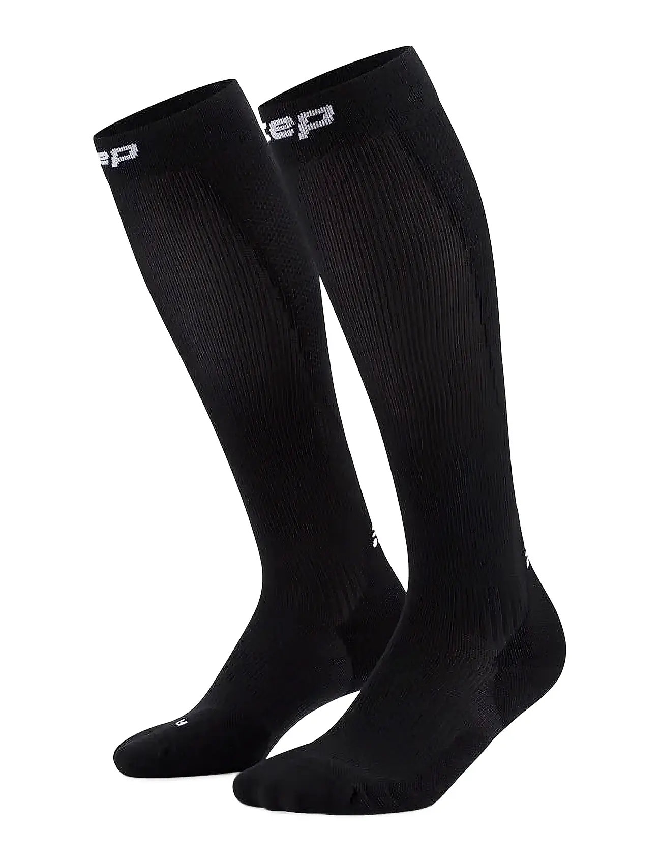 CEP Core Run Socks, Tall, 5.0, III, Black, Sport Clothing > Sport Socks, Herre