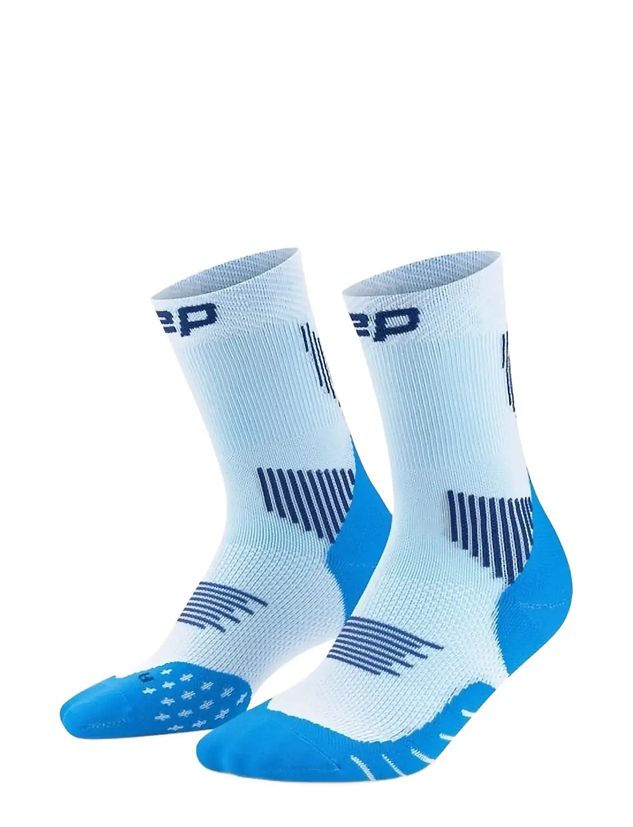 CEP Core Run Socks, Mid Cut, 5.0, IV, Blue, Sport Clothing > Sport Socks, Herre