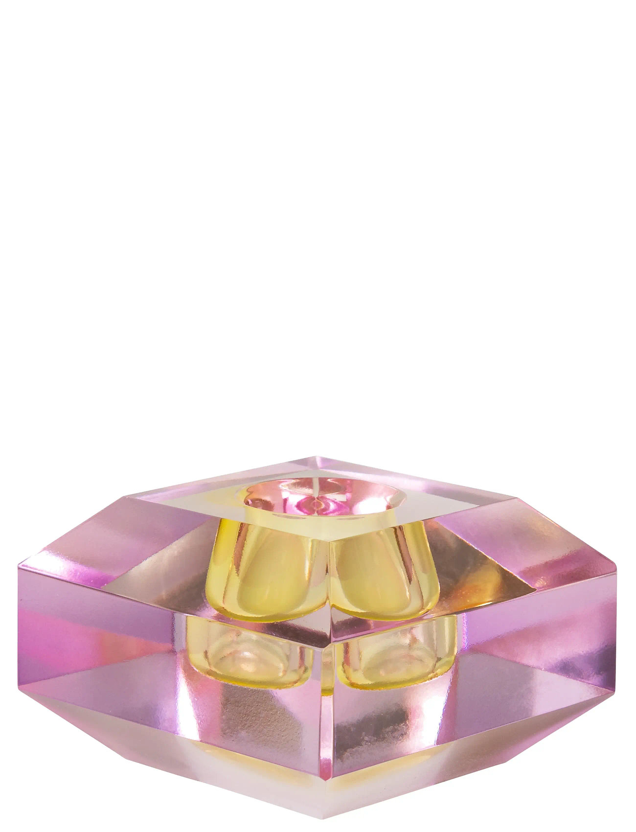 C'EST BON Crystal Candle Holder Pink - H4CM - Unisex