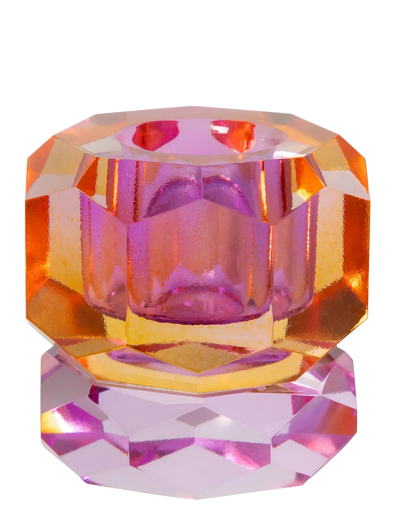 C'EST BON Crystal Candle Holder Lila - H4.5CM - Unisex
