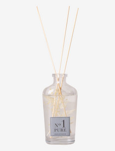 Diffuser with dried leaf/flower, NO.1, clear glass - fragrance diffusers - clear