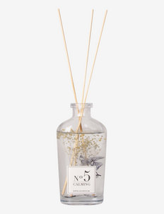 Diffuser with dried leaf/flower, NO.5, clear glass - romduft - clear