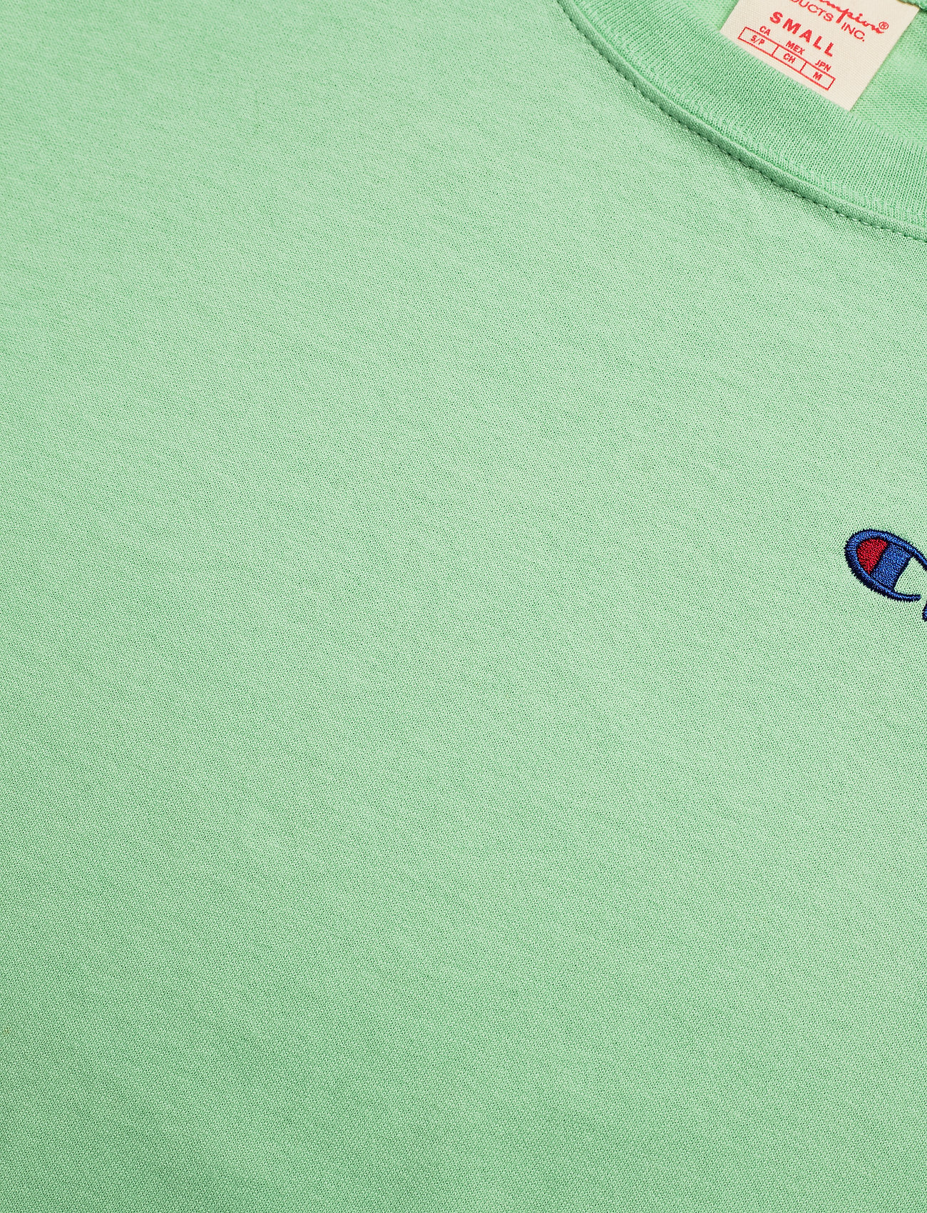 mint green champion crewneck