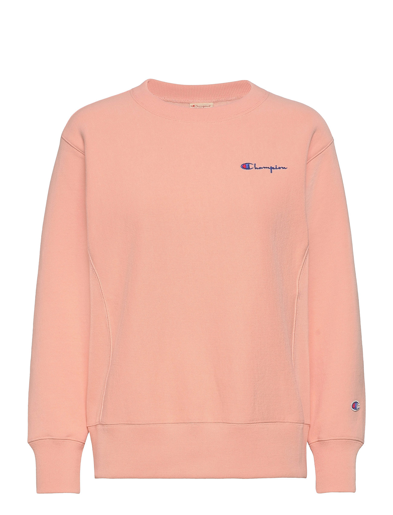 coral champion sweatshirt