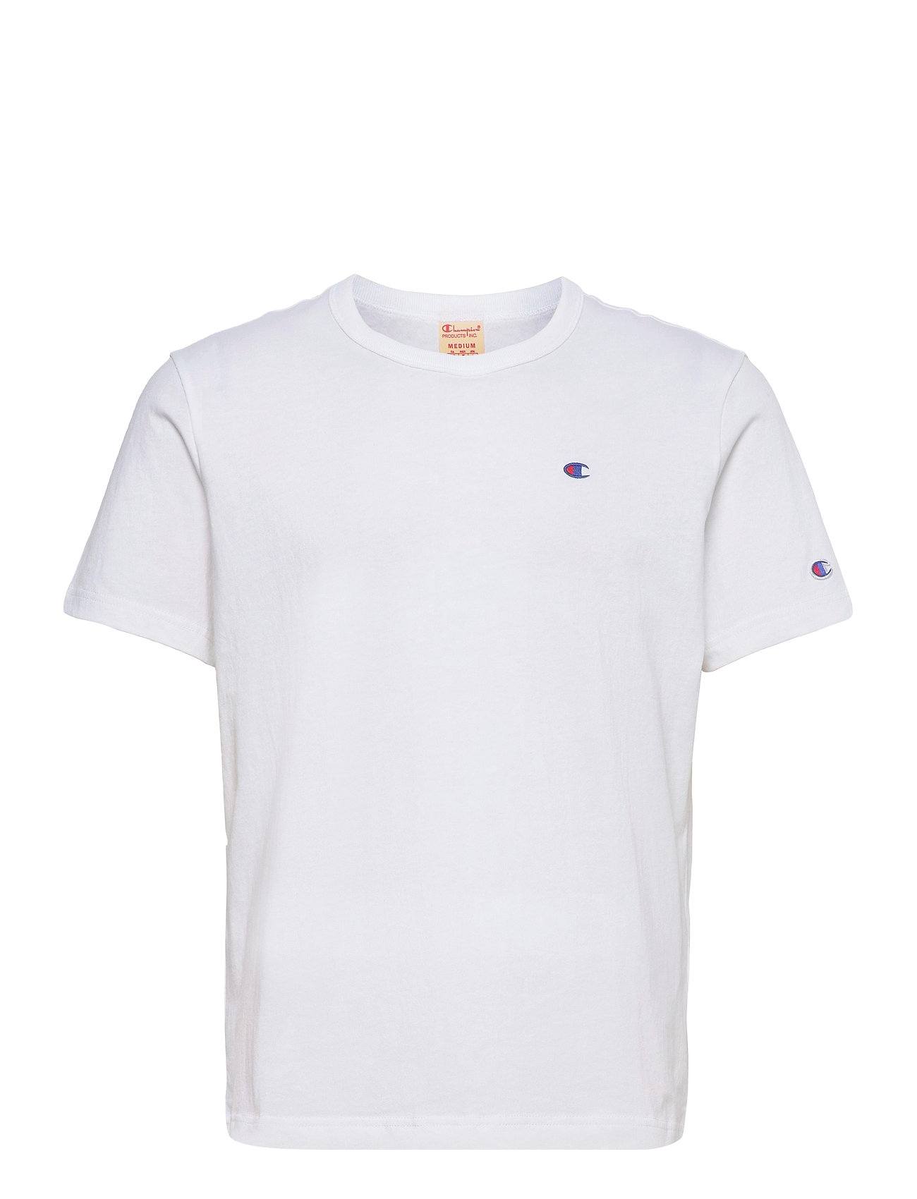 Crewneck T-Shirt T-shirts Short-sleeved Valkoinen Champion Reverse Weave
