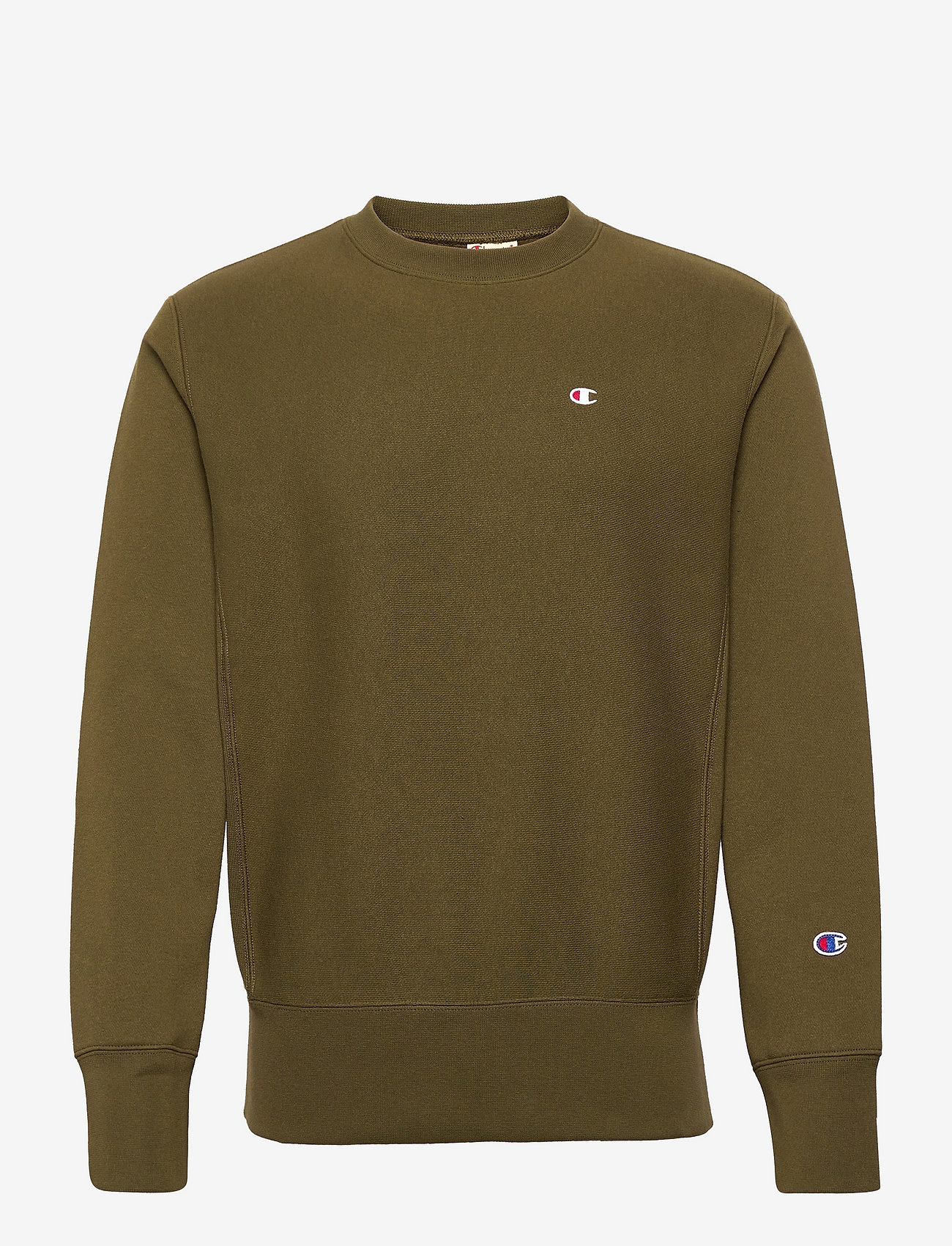 reverse weave crewneck