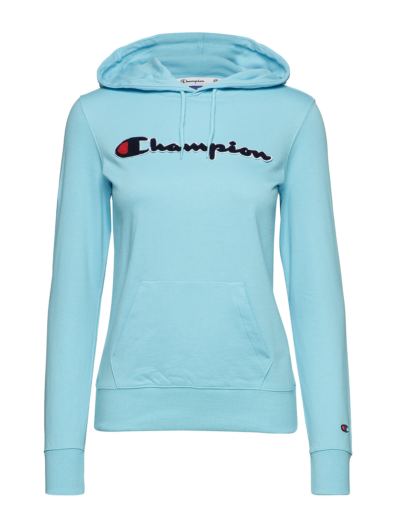 bright blue champion hoodie