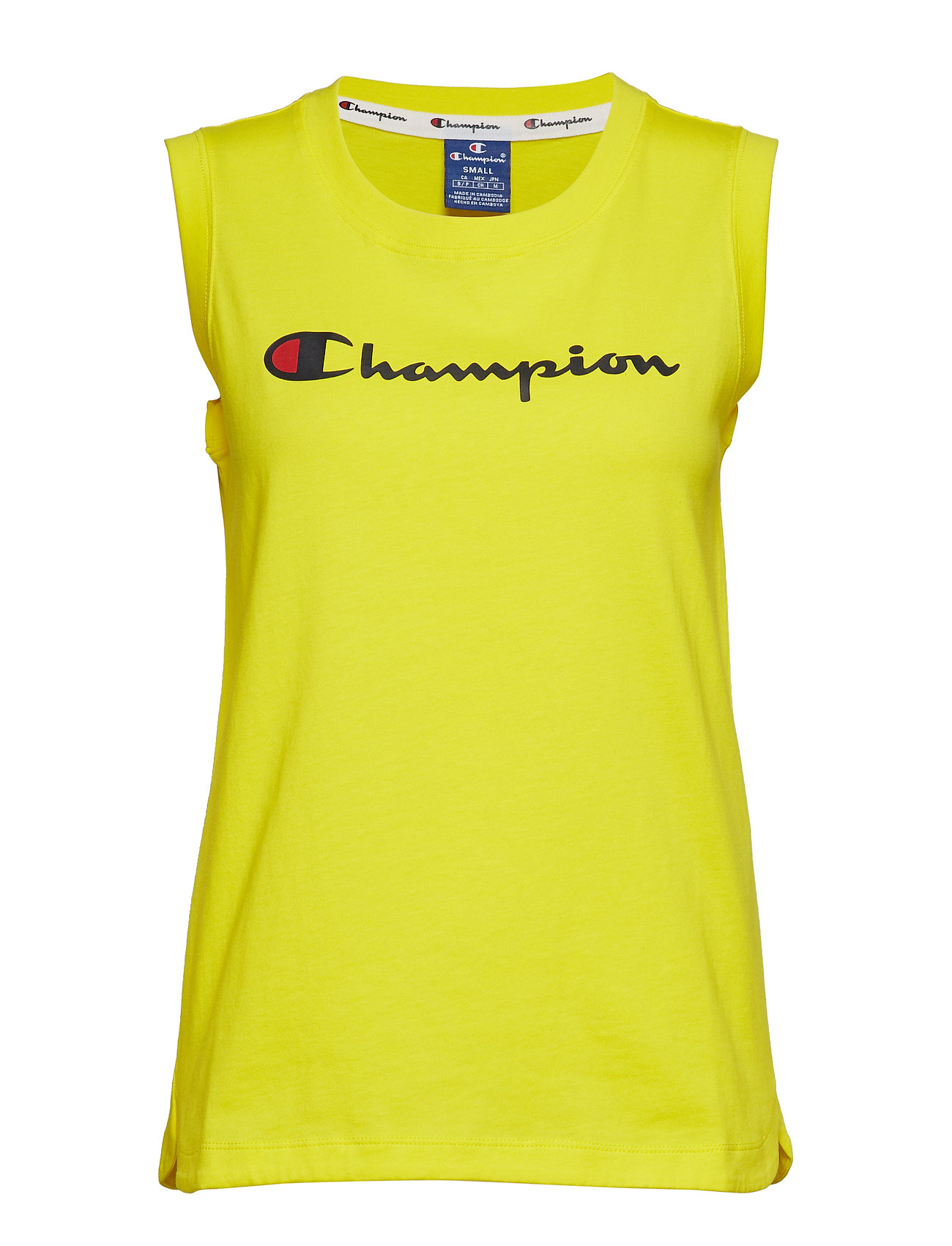 yellow champion tank top