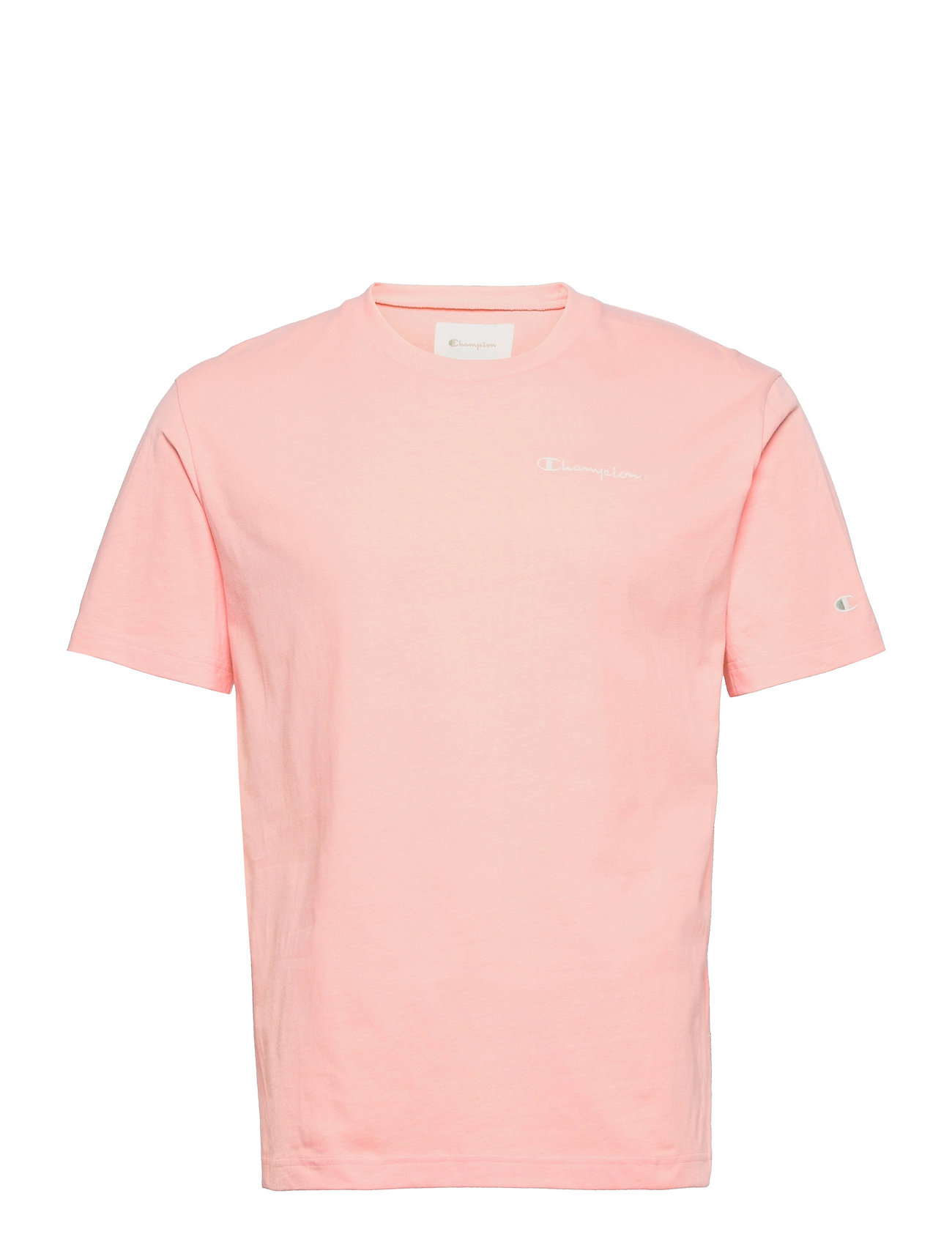 Crewneck T-Shirt T-shirts Short-sleeved Vaaleanpunainen Champion Rochester