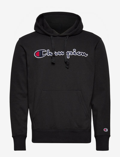 mens black champion hoodie