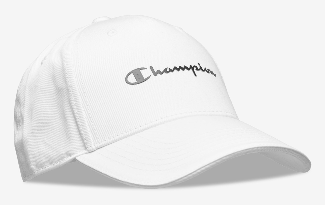 white champion baseball cap