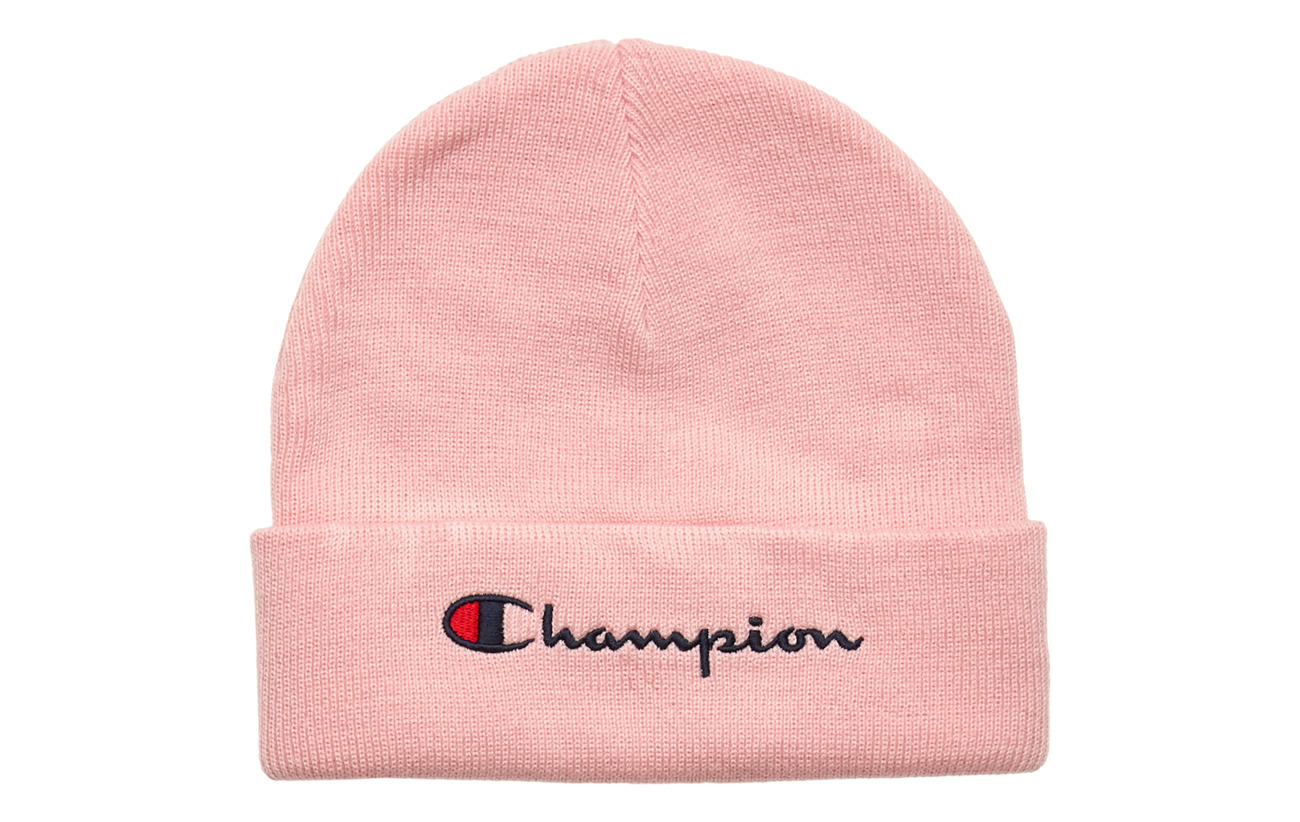 champion beanie pink