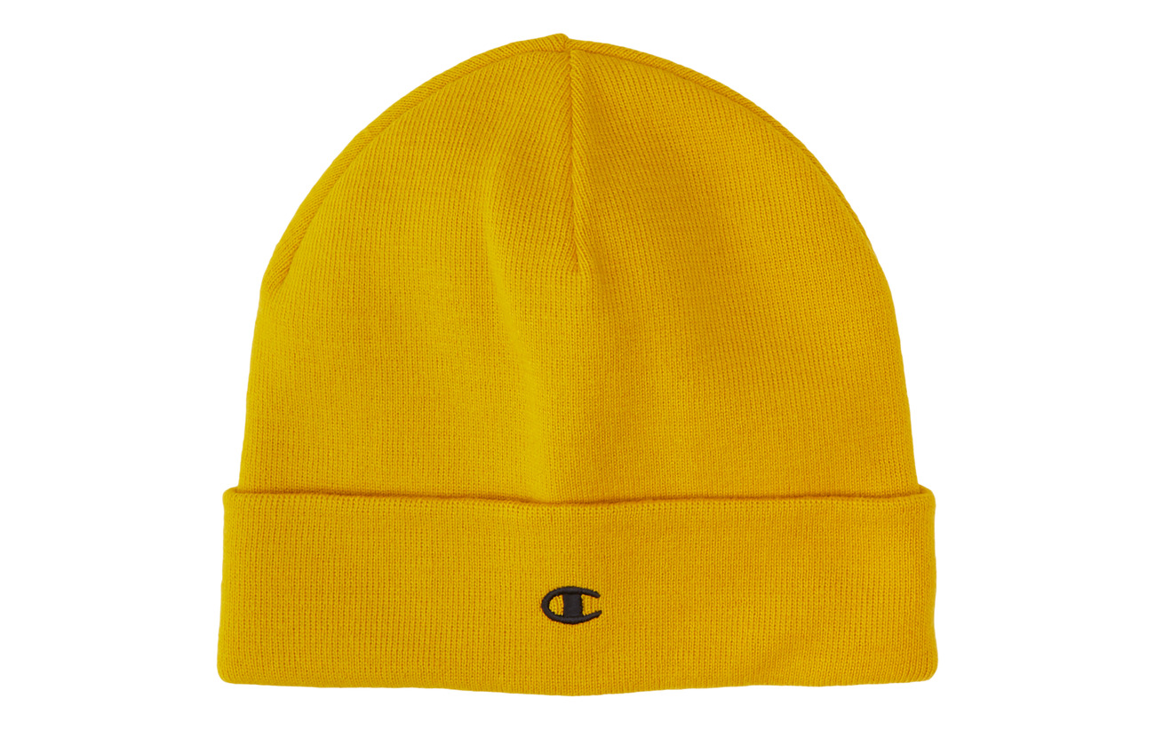 orange champion beanie