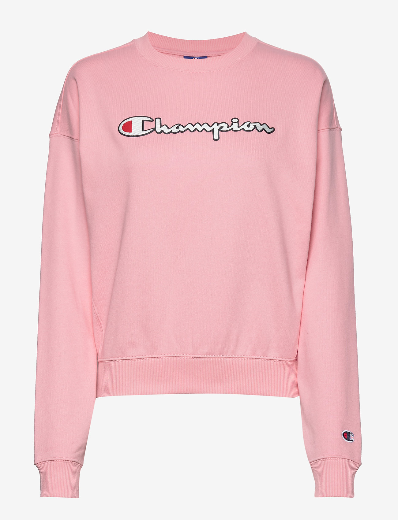 Pink crew neck sweatshirt