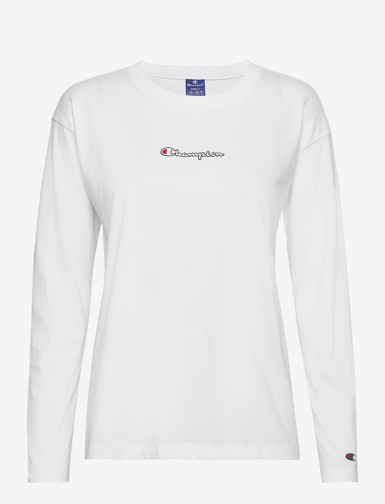 Crewneck Long Sleeve T-shirt (White 