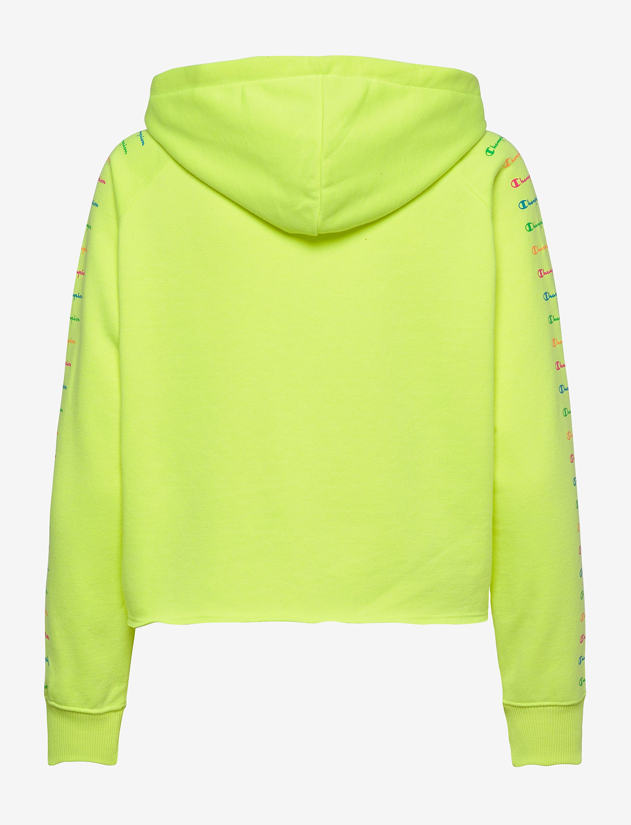 crop top yellow hoodie