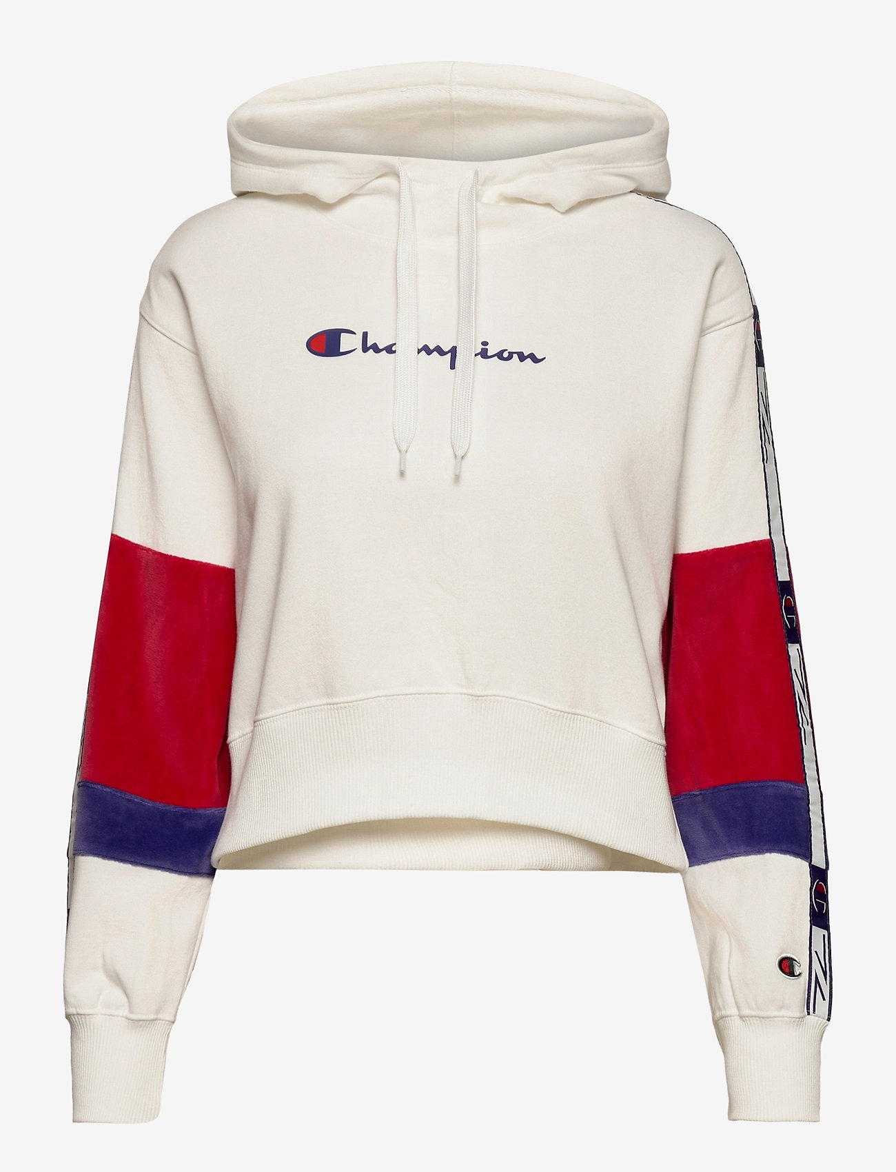 champion hooded sweatshirt white