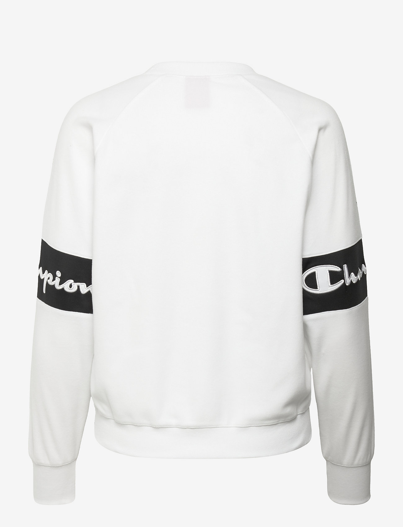 off white champion crewneck