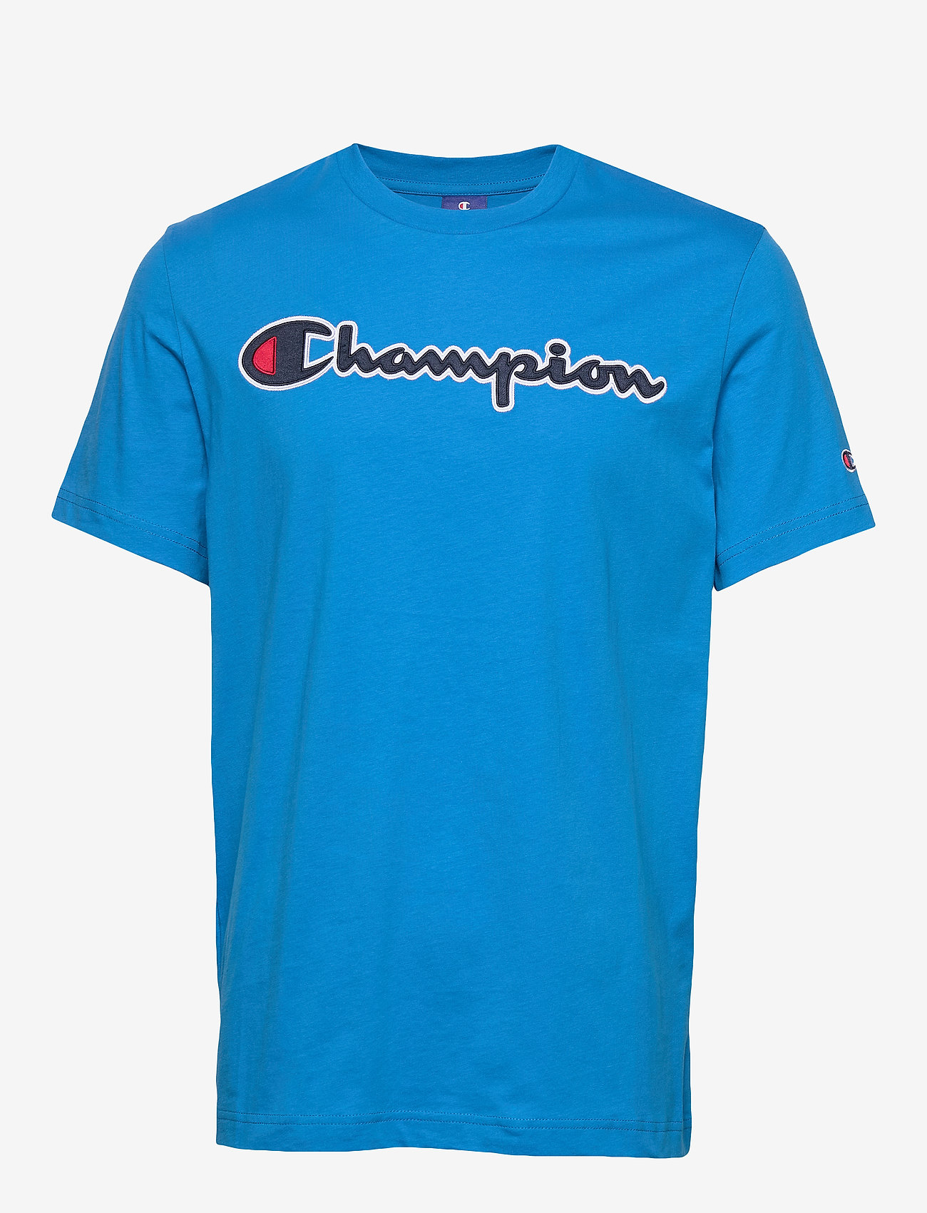 light blue champion crewneck