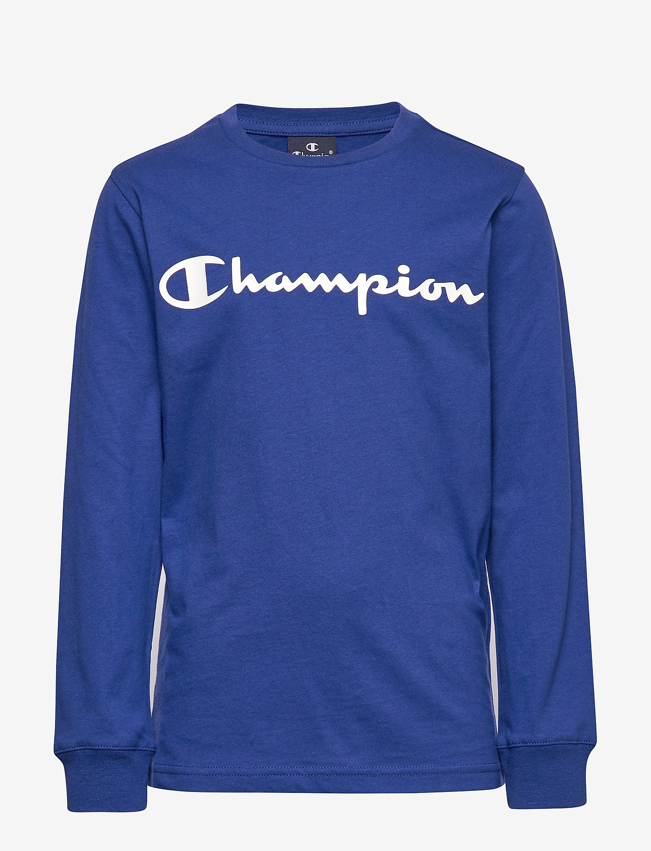 blue champion long sleeve shirt