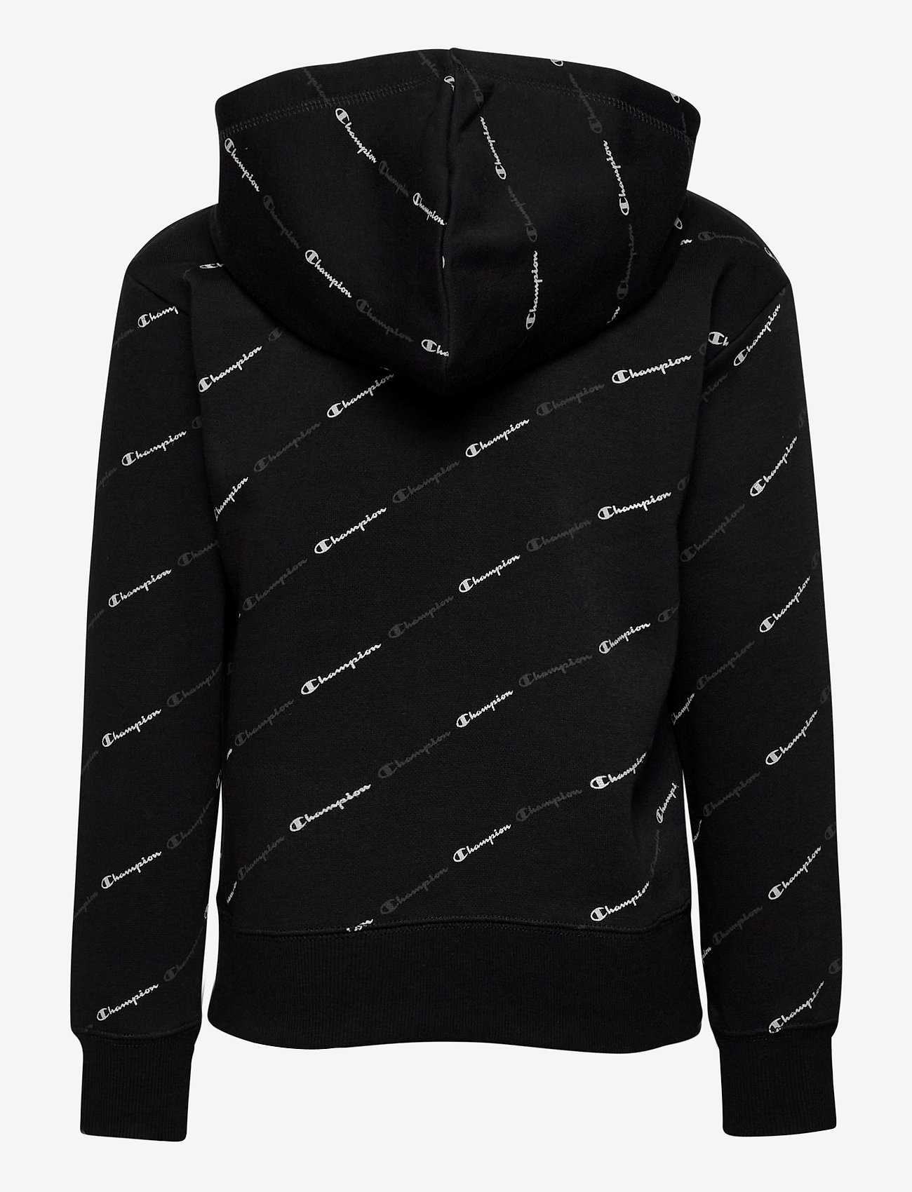 champion zip hoodie black