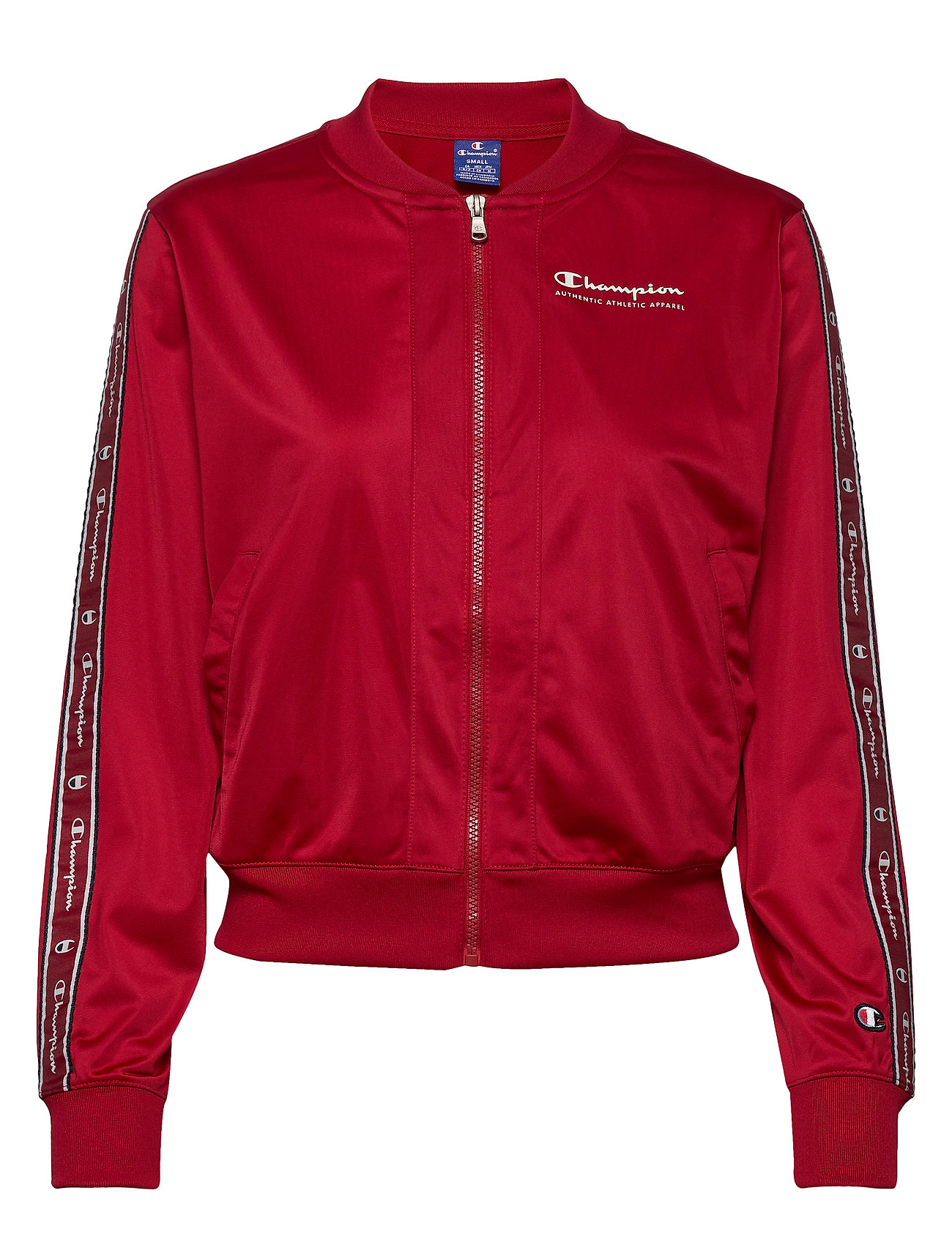 champion red bomber jacket