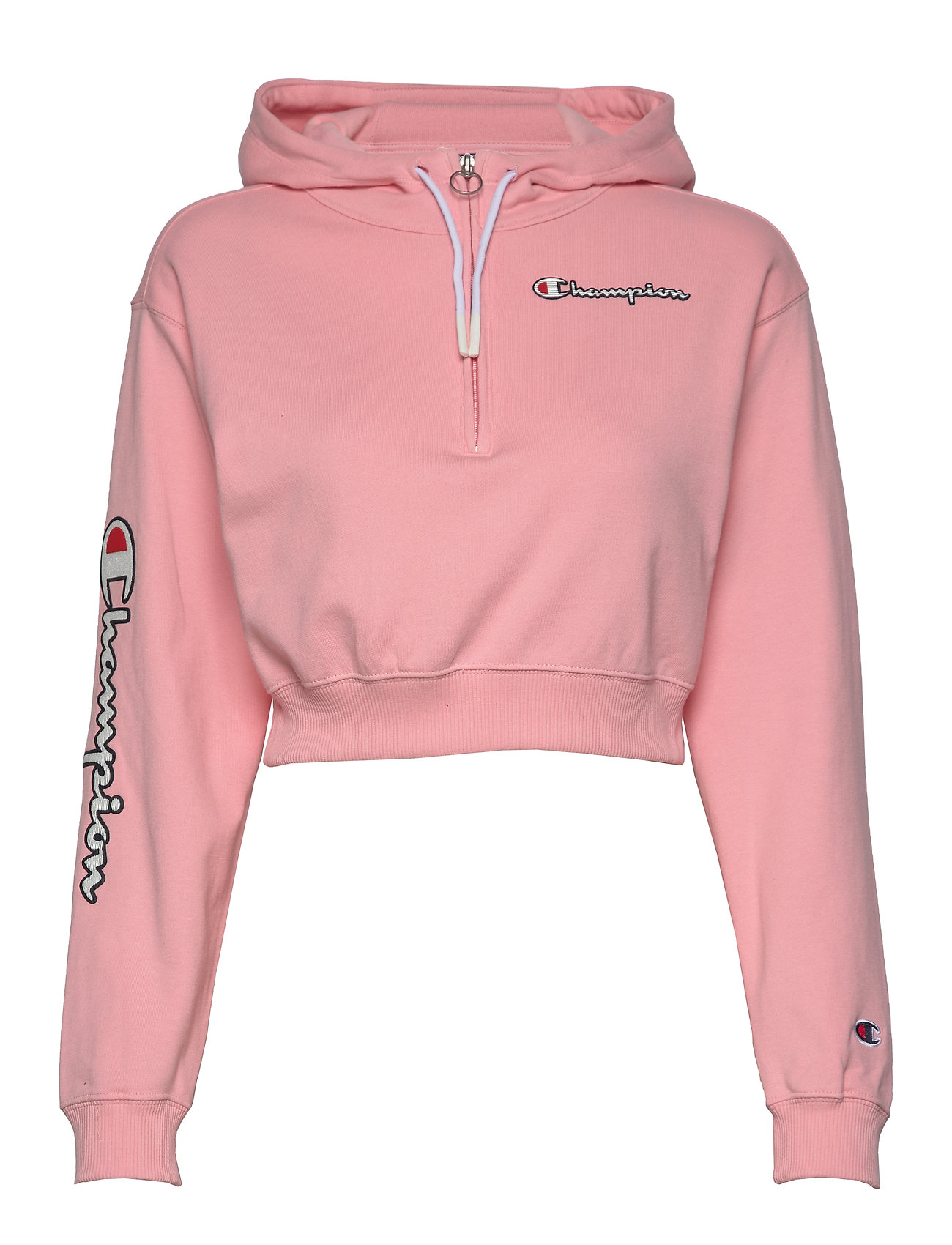 champion hoodie pink candy