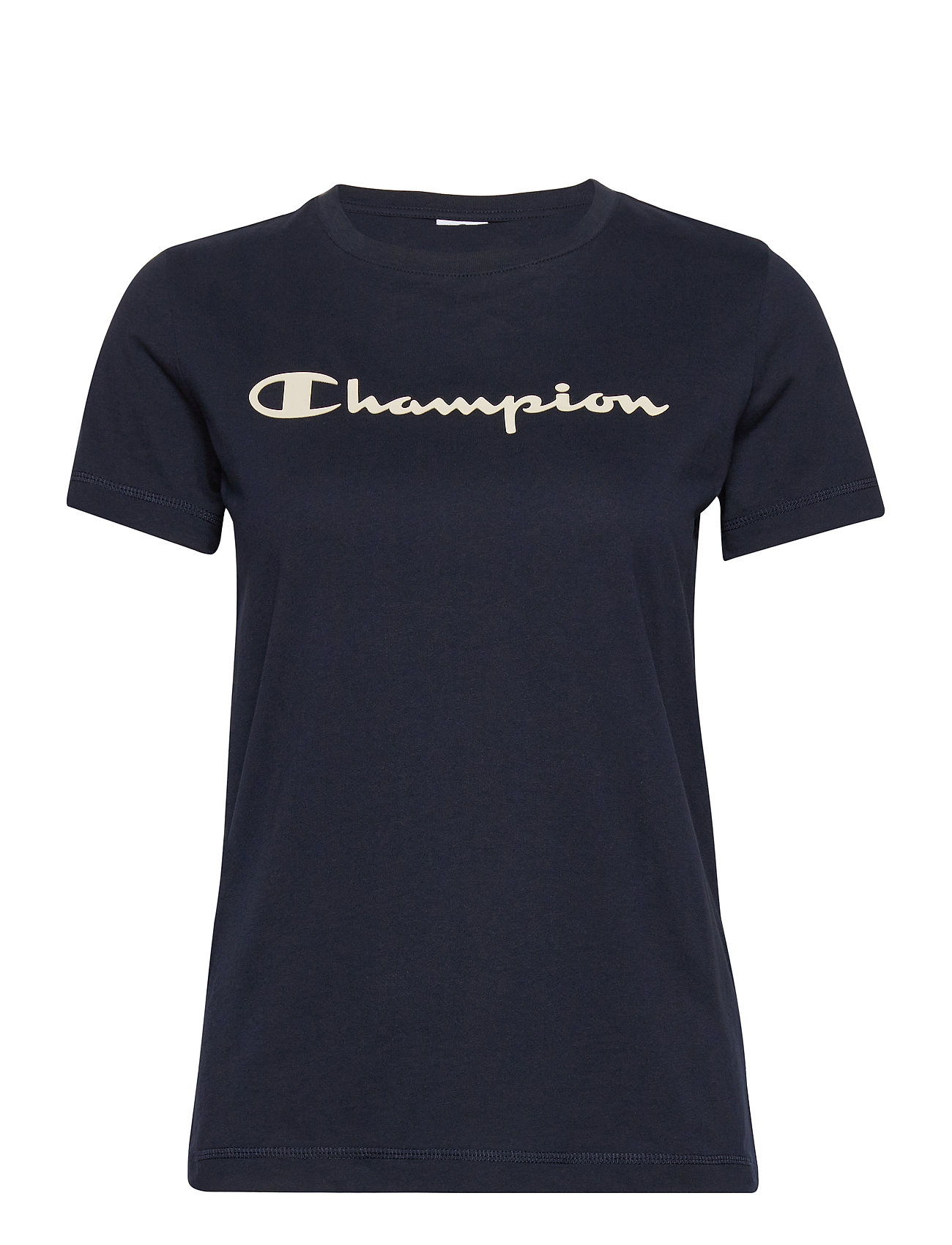 Crewneck T-Shirt T-shirts & Tops Short-sleeved Sininen Champion