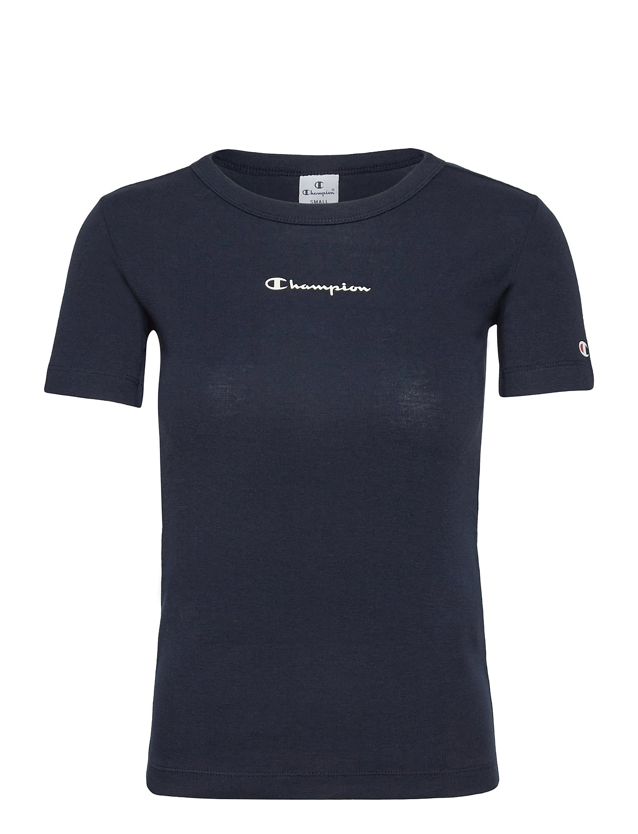 Crewneck T-Shirt T-shirts & Tops Short-sleeved Sininen Champion