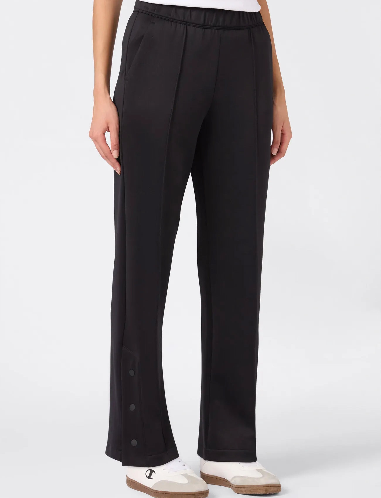 Champion Straight Hem Pants, M, Black, Sport Pants > Sport Sweatpants, Dame