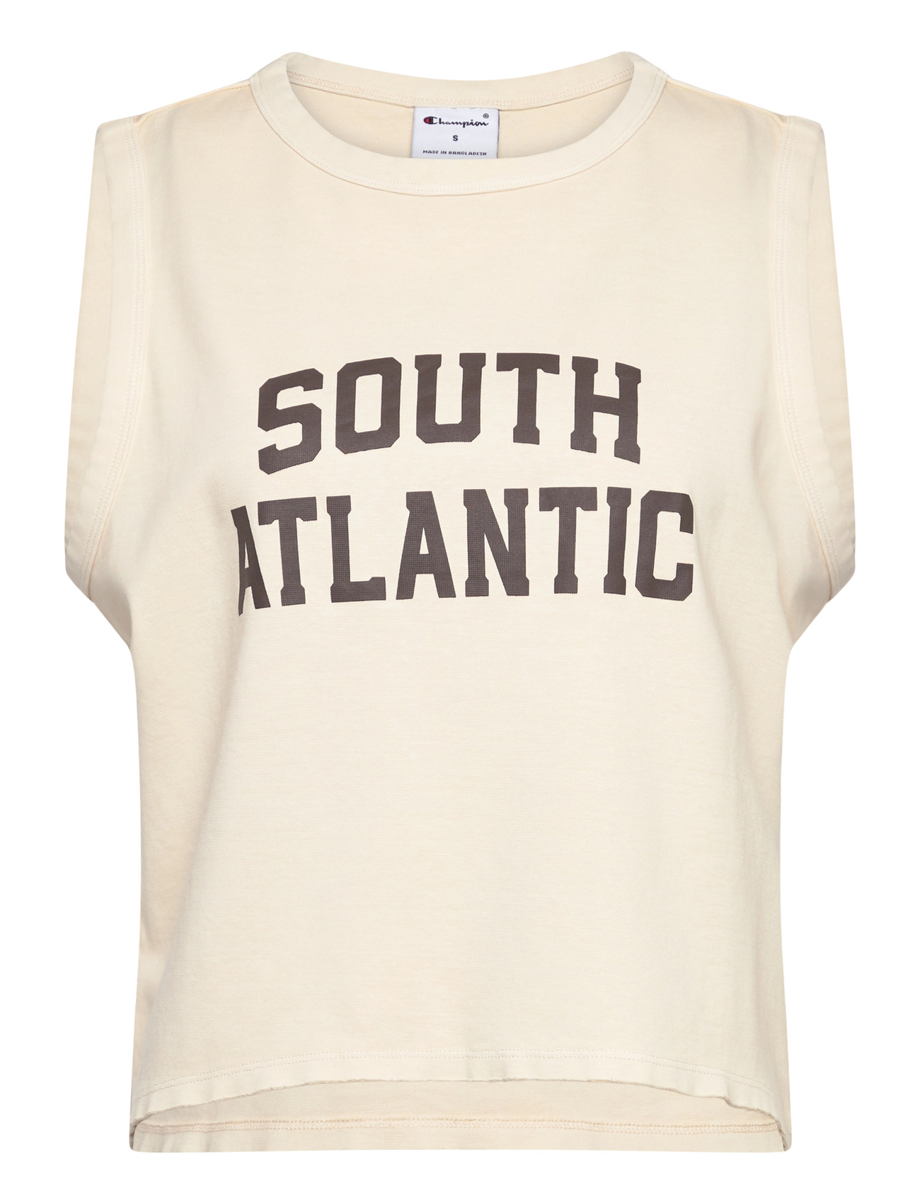 Champion Tank, S, Cream, Sport Crop Overdele > Sport Sleeveless Crop Overdele, Dame