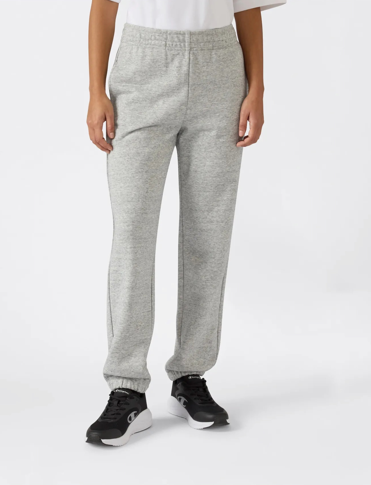 Champion Elastic Cuff Pants, L, Grey, Sport Pants > Sport Sweatpants, Dame
