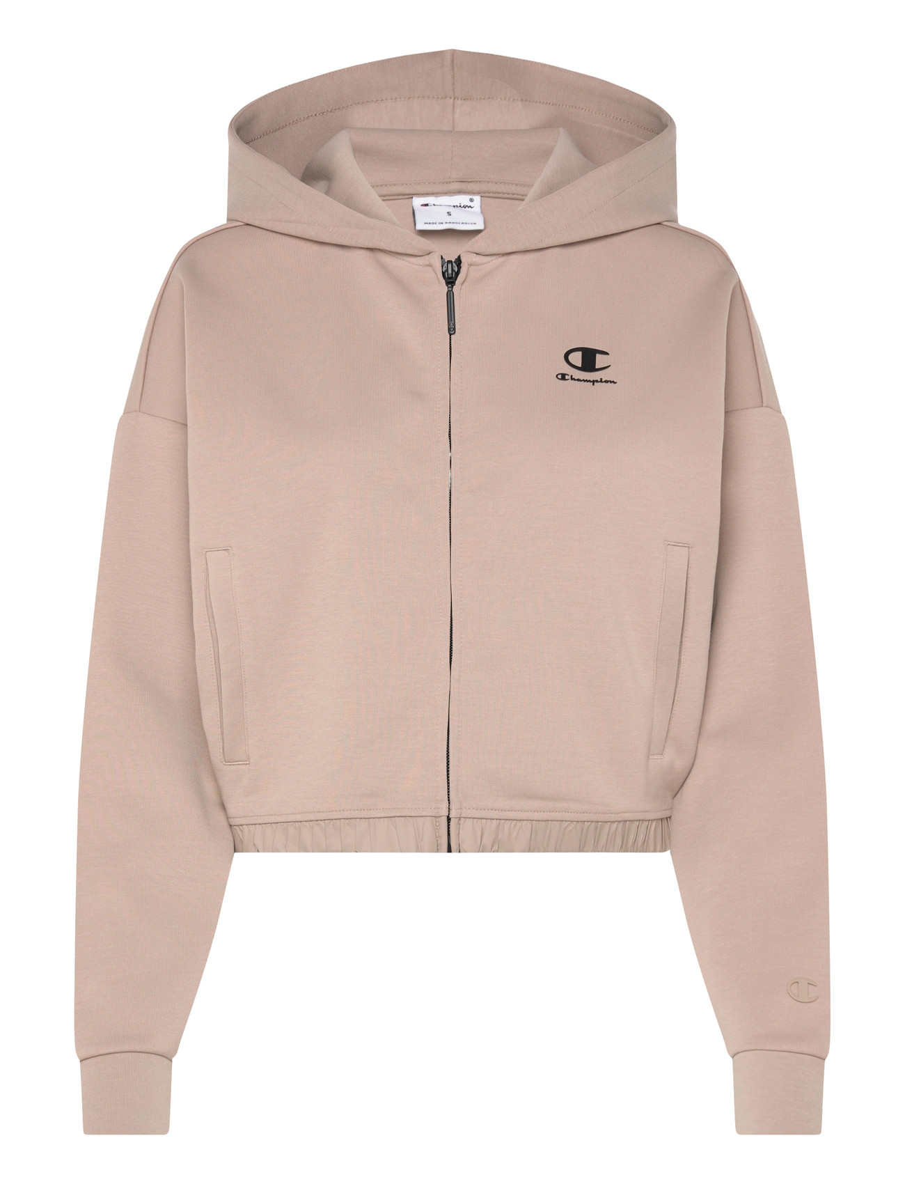CHAMPION Full Zip Hoodie Sweatshirt Beige - XL - Damen