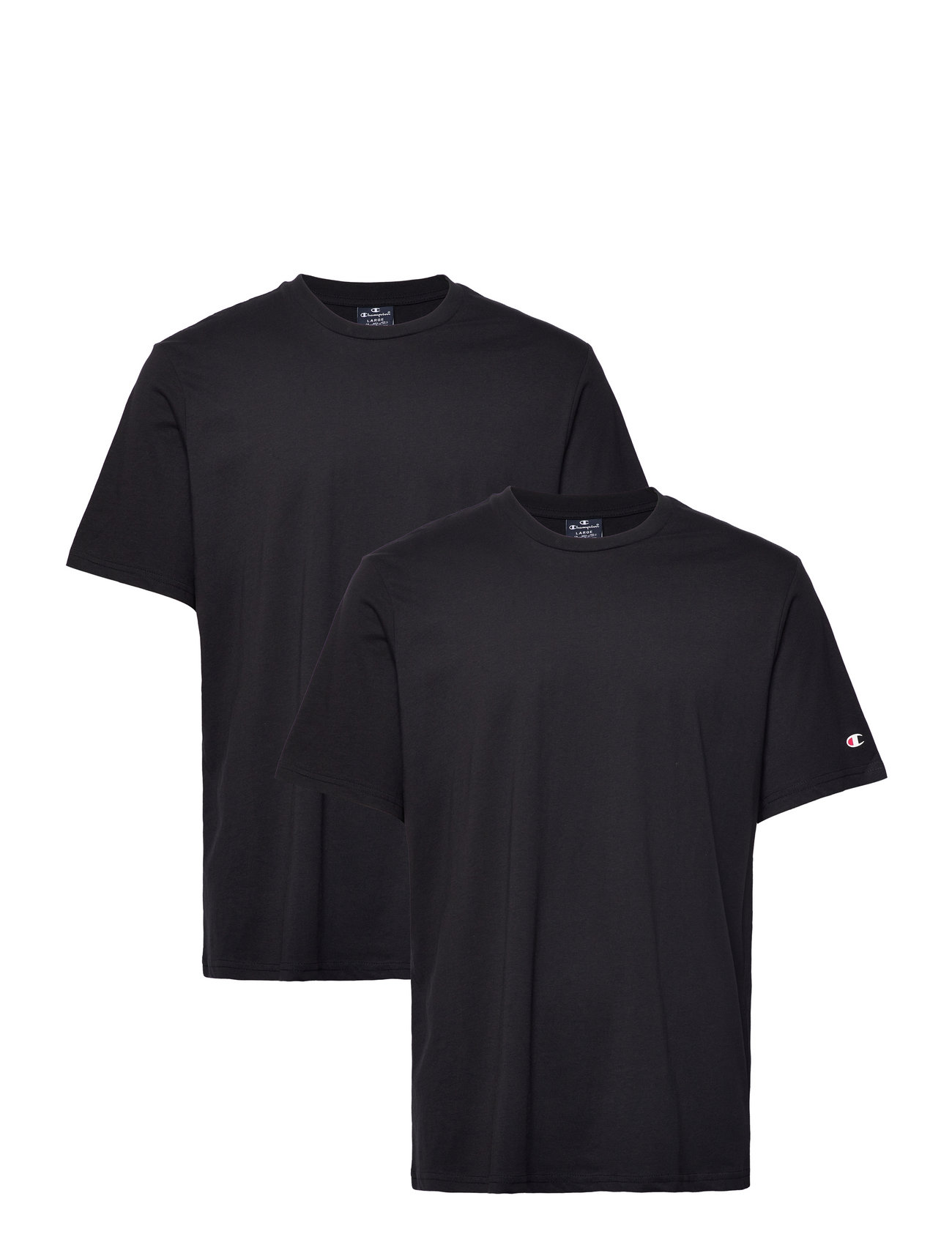 2Pack Crew-Neck Sport T-Kortærmet Skjorte Black Champion